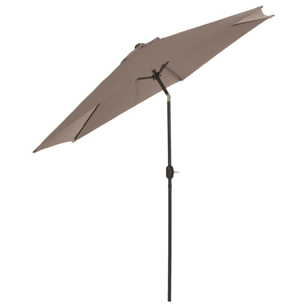 Madison Градински чадър Flores Luxe, 300 см, кръгъл, таупе