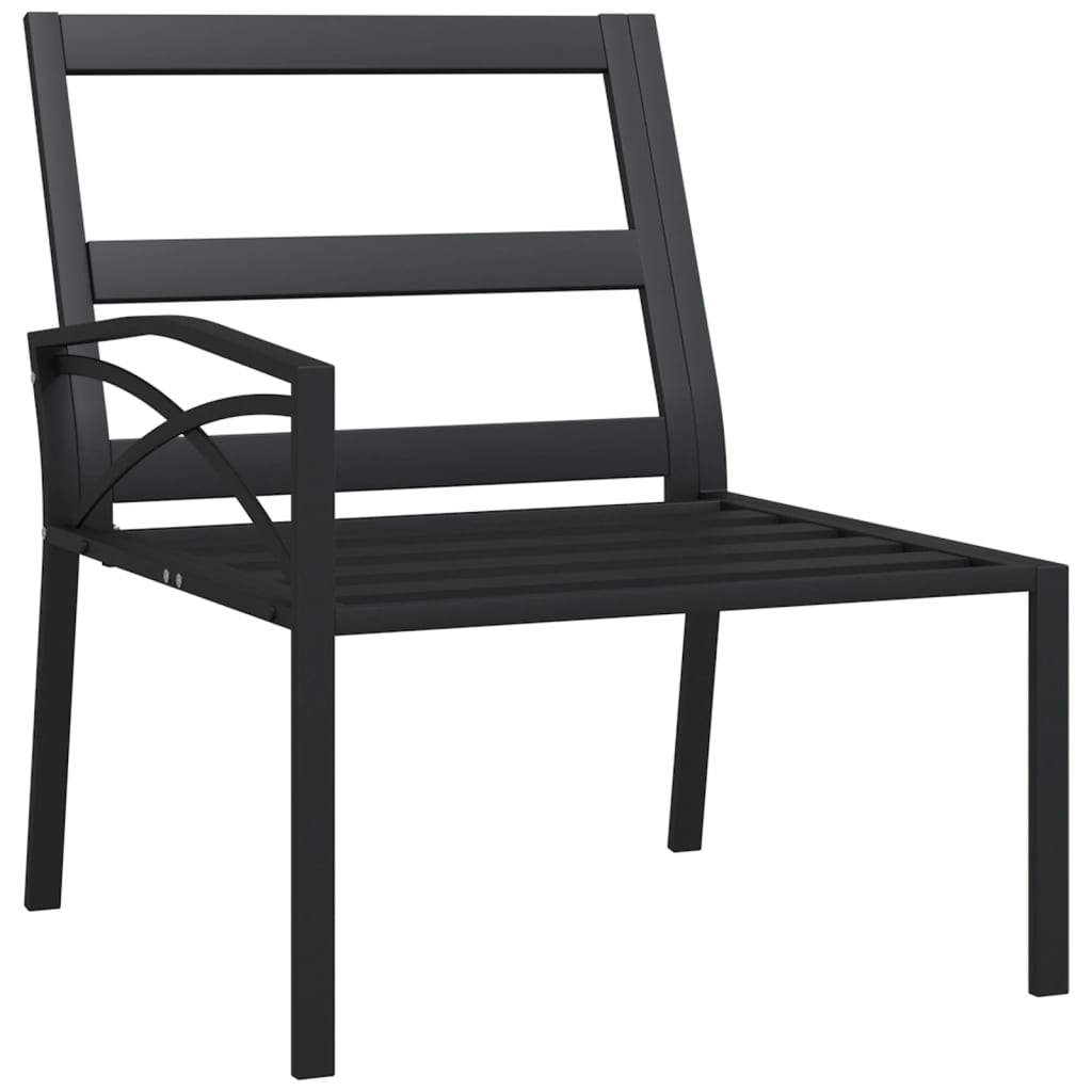 vidaXL Градински столове с пясъчни възглавници 2 бр 62x75x79см стомана