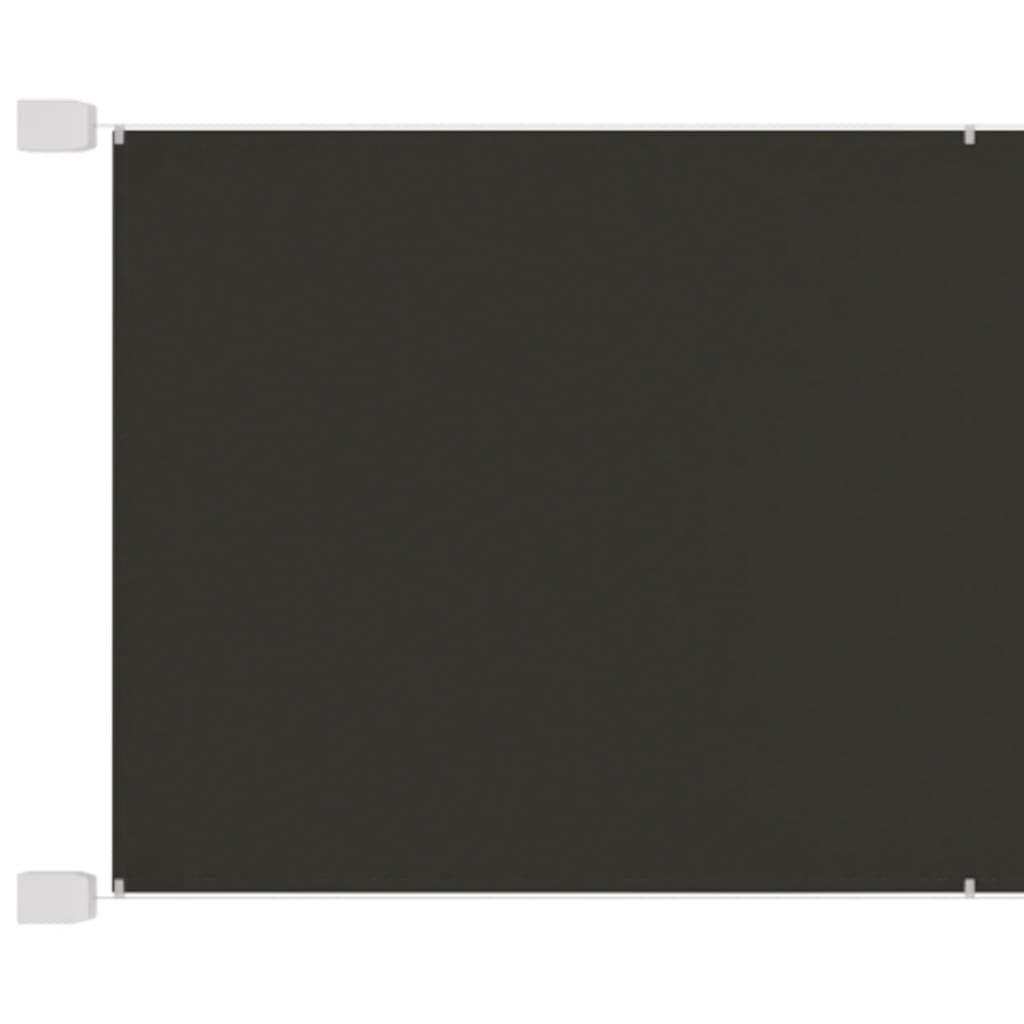 vidaXL Вертикален сенник, антрацит, 100x800 см, оксфорд плат