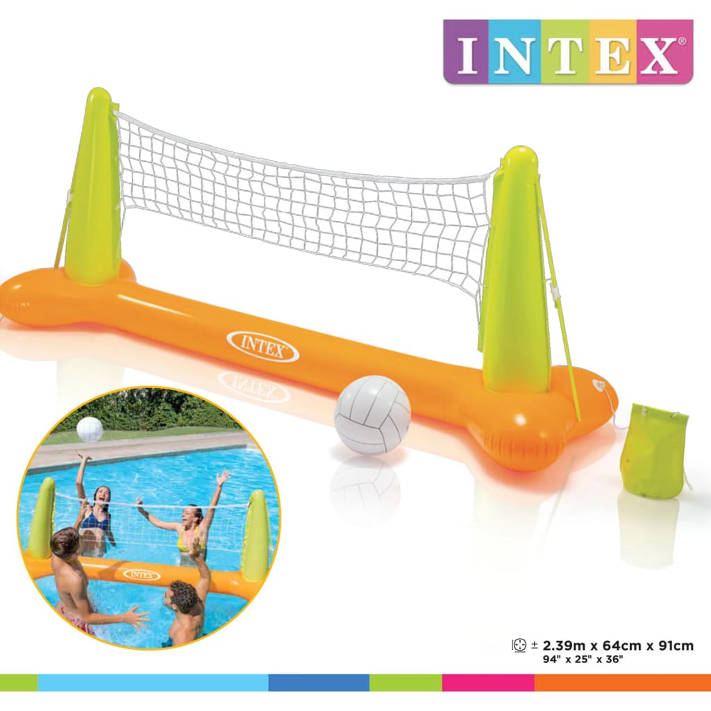 Intex Надуваем комплект за воден волейбол 239x64x91 см
