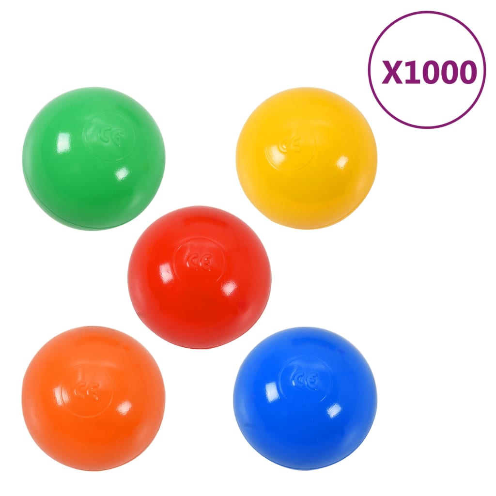 vidaXL Топки за игра 1000 бр многоцветни