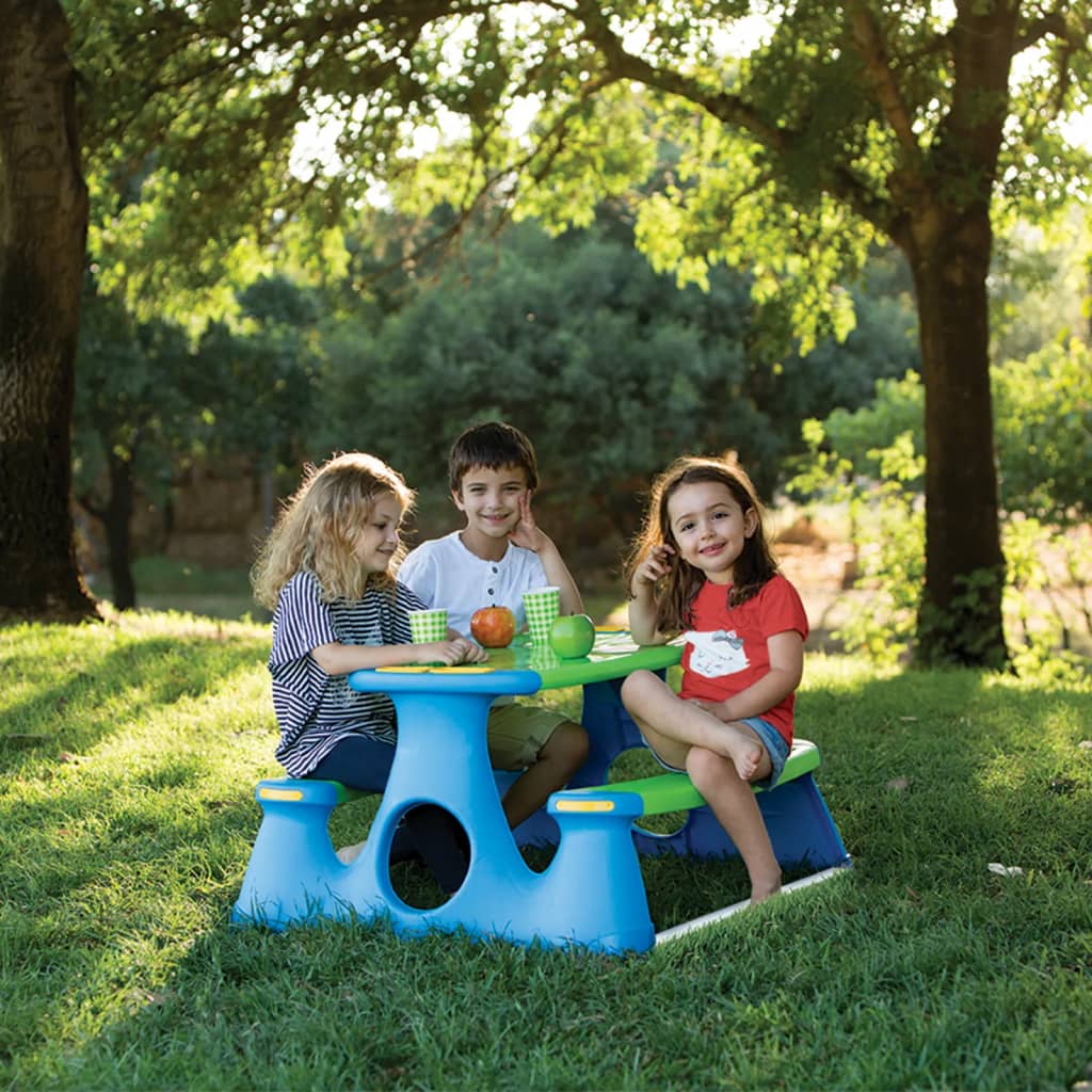 vidaXL Пейка за пикник за деца, 89,5x84,5x48 см, полипропилен