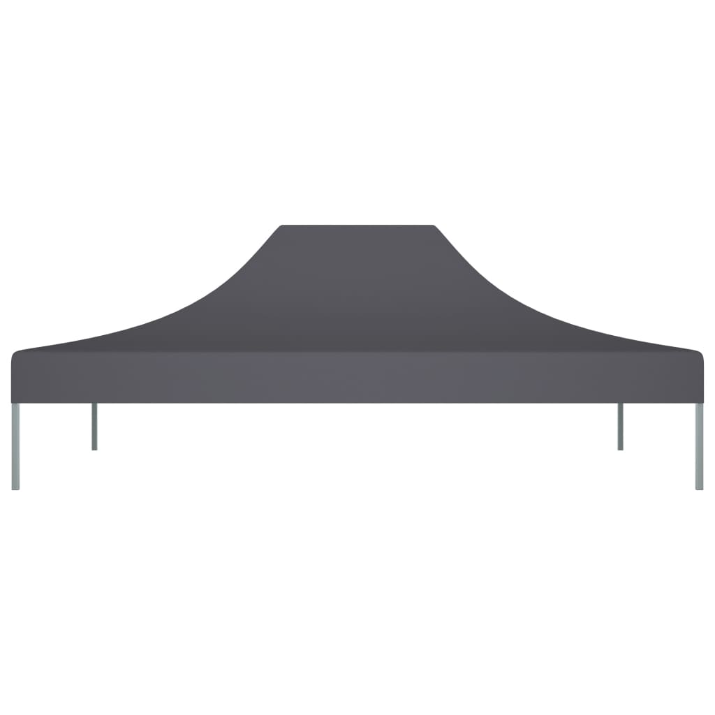 vidaXL Покривало за парти шатра, 4,5x3 м, антрацит, 270 г/м²