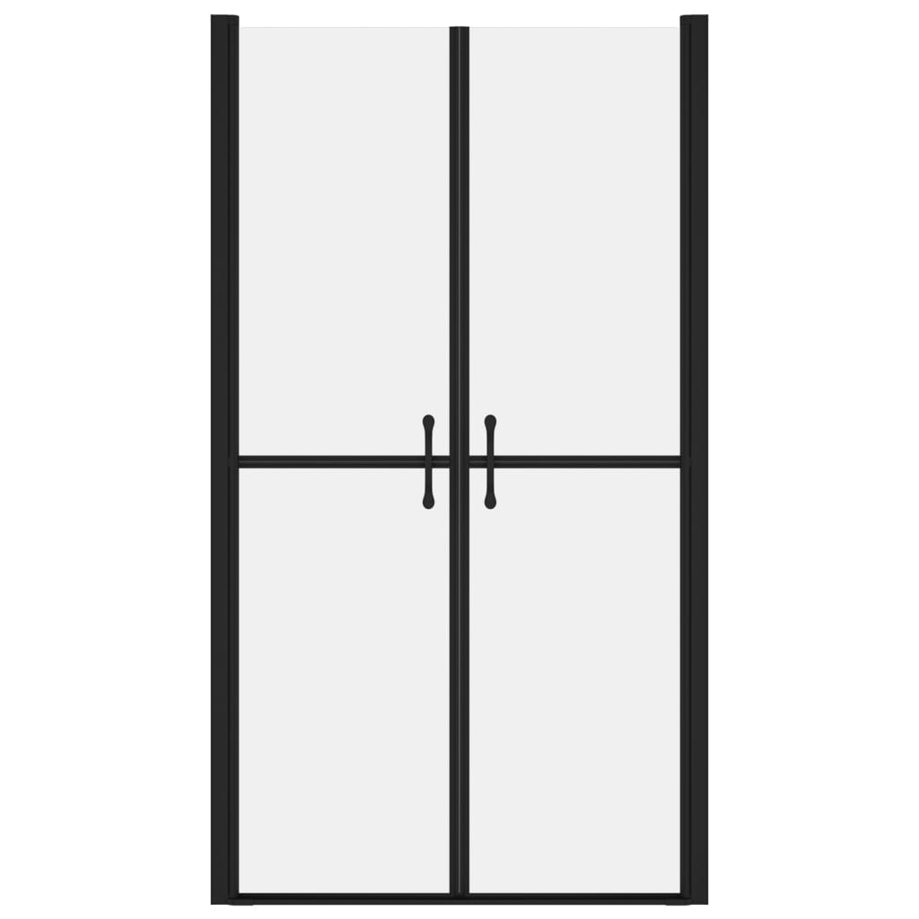 vidaXL Врата за душ, матирано ESG стъкло, (78-81)x190 см