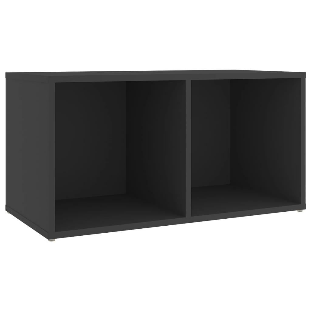 vidaXL ТВ шкаф, сив, 72x35x36,5 см ПДЧ