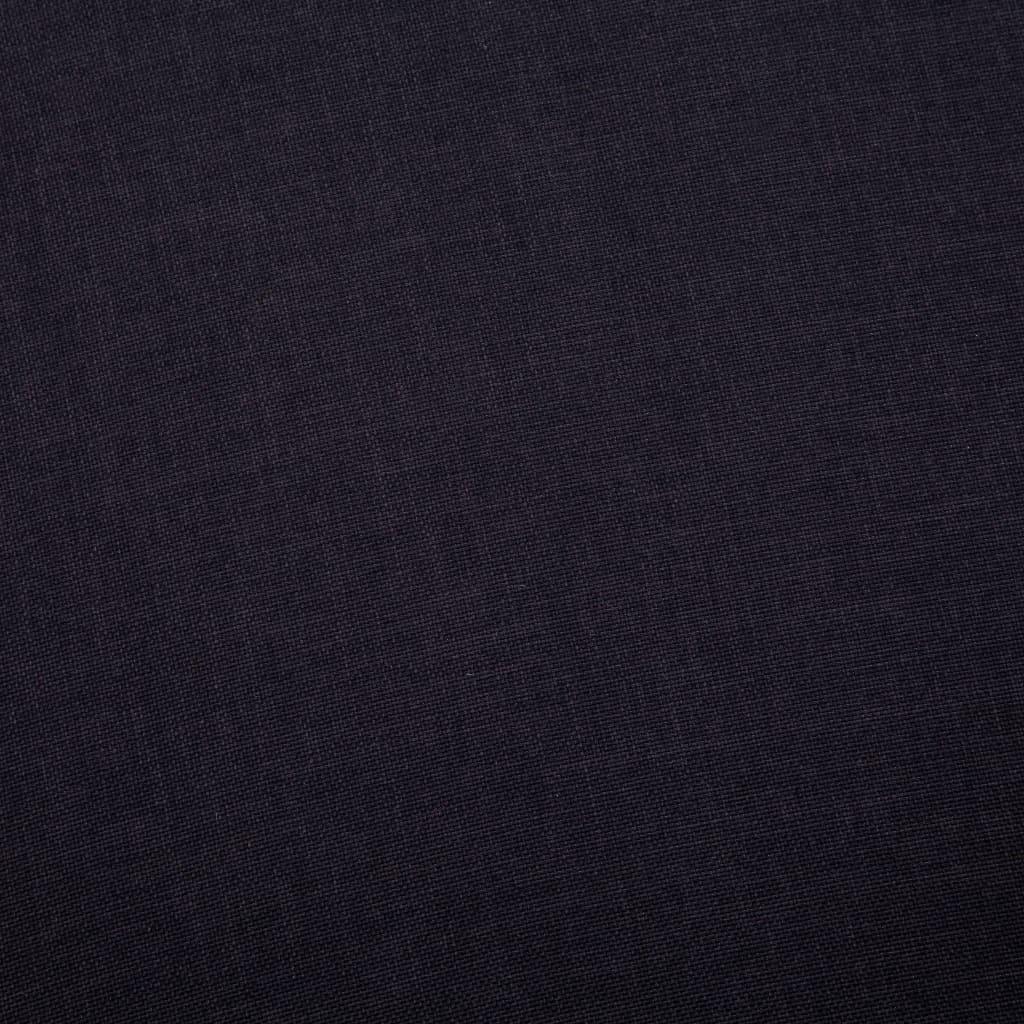 vidaXL Комплект дивани, 2 части, текстил, черен
