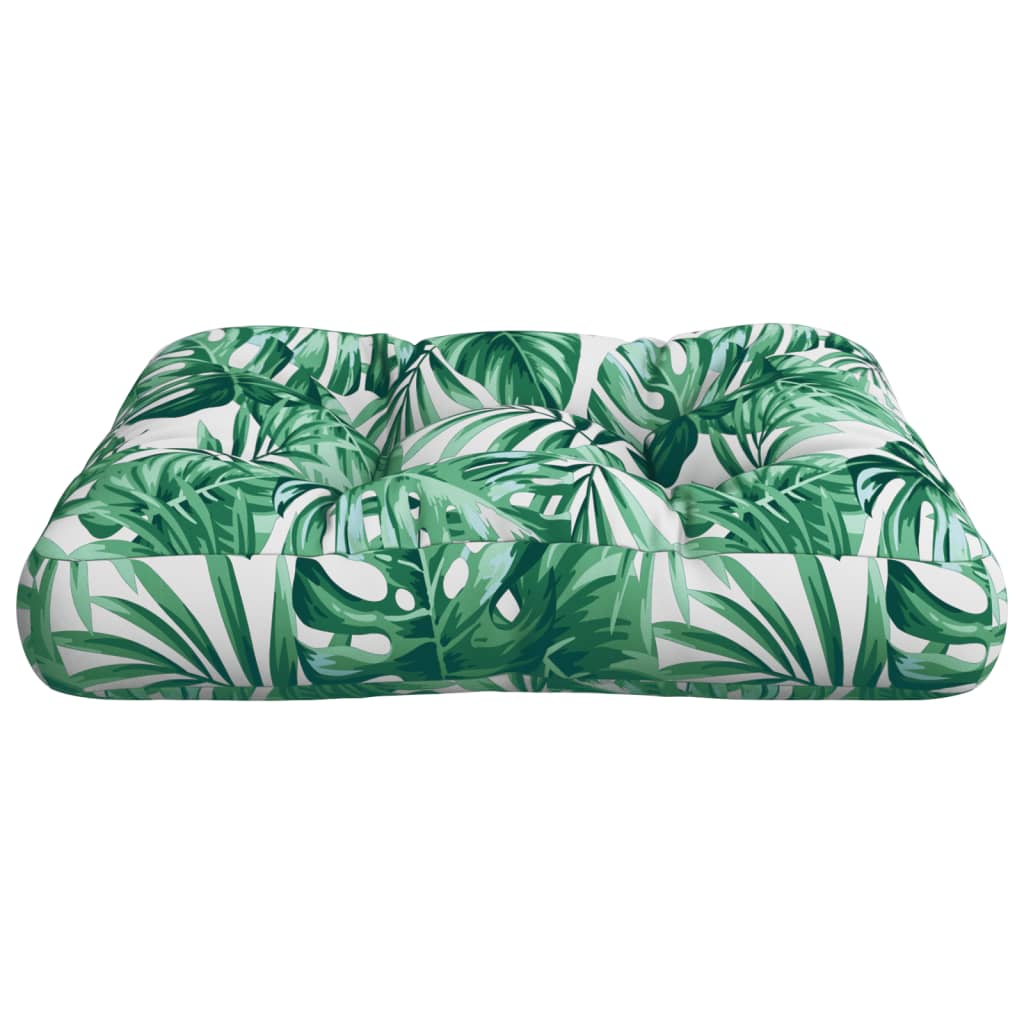 vidaXL Палетна възглавница, на листа, 60x60x12 см, текстил