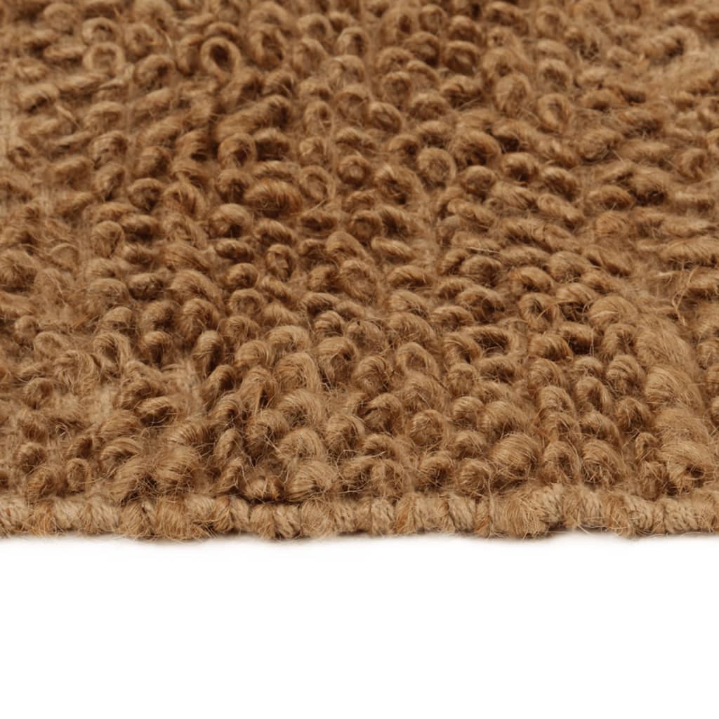 vidaXL Ръчно изработен килим букле 160x230 см юта и памук