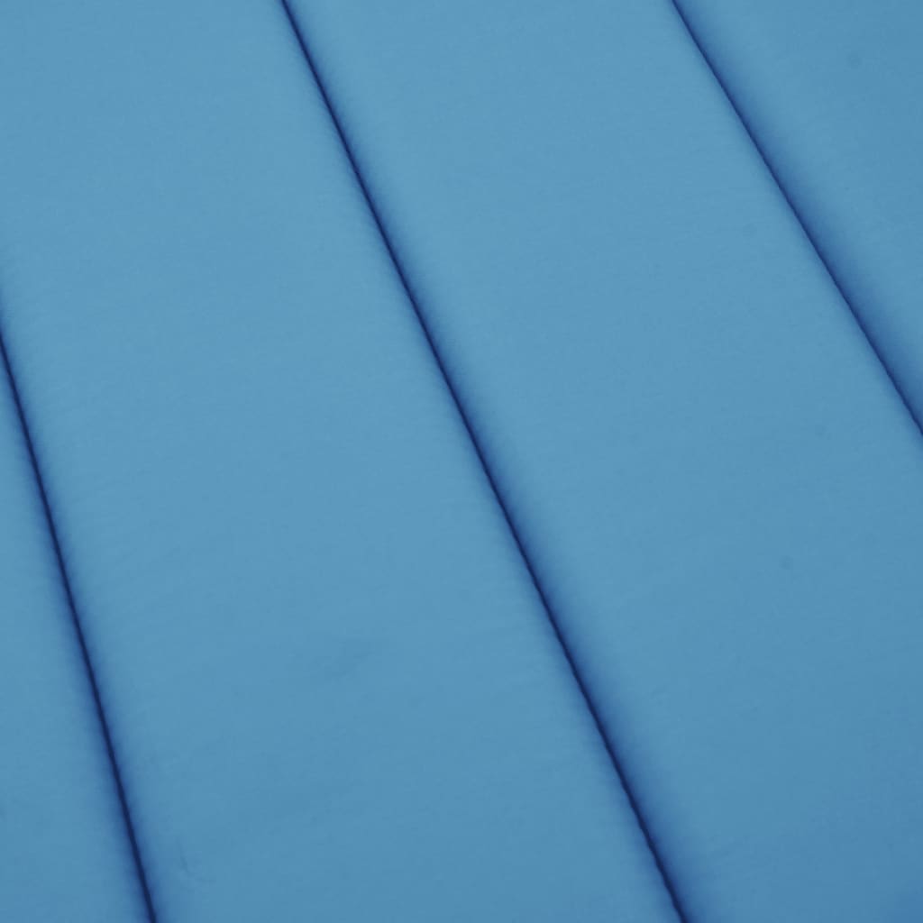 vidaXL Шалте за шезлонг, синьо, 200x60x3 см, Оксфорд плат