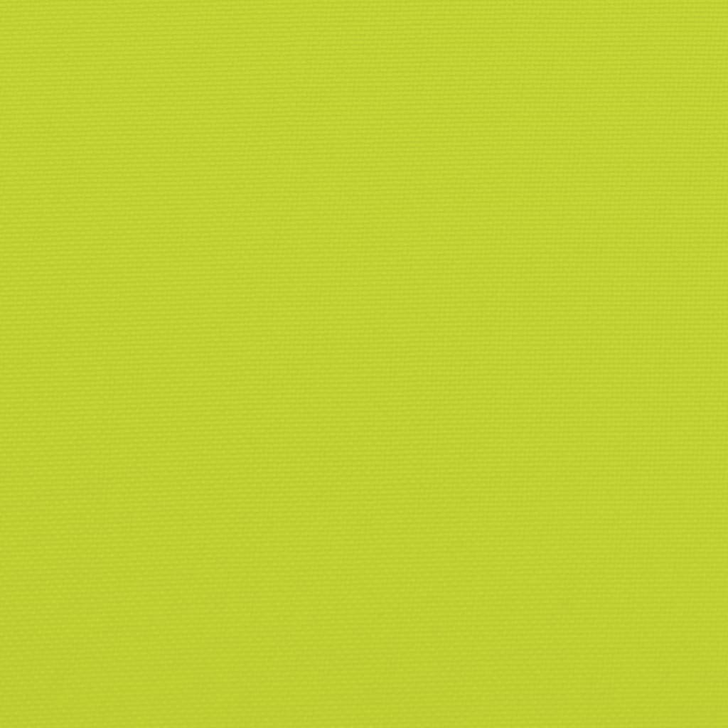 vidaXL Възглавница за пейка яркозелена 120x50x7 см оксфорд плат