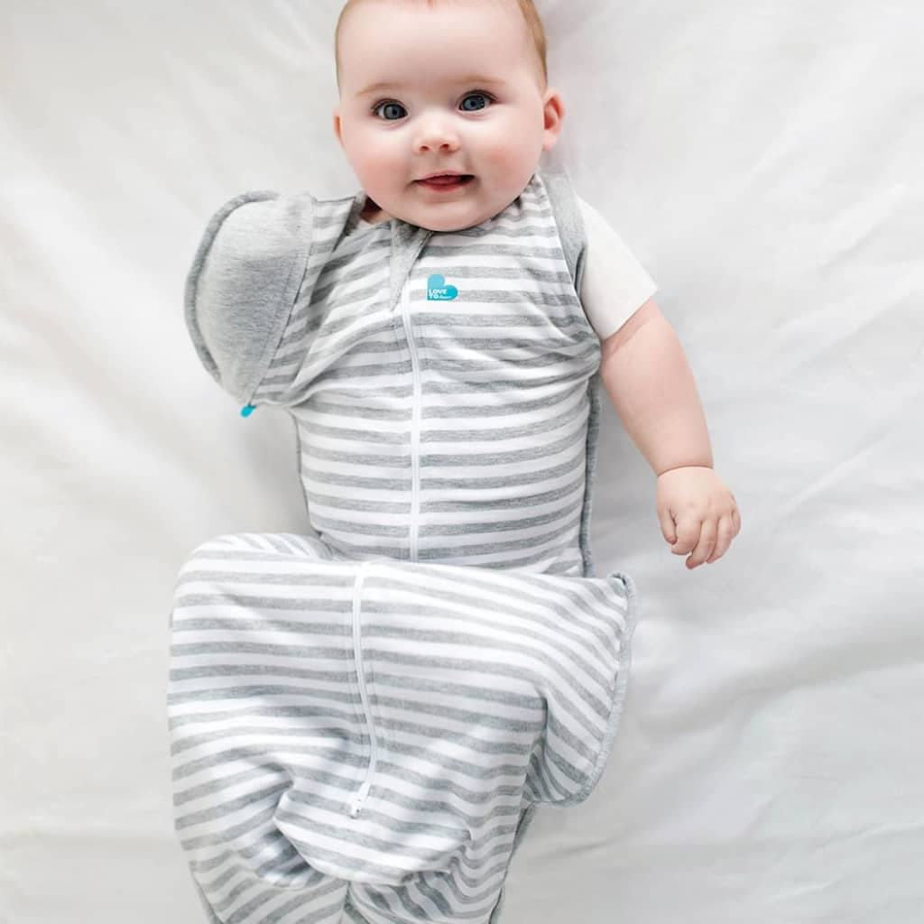 Love to Dream Бебешко спално чувалче Swaddle UP, М, сиво