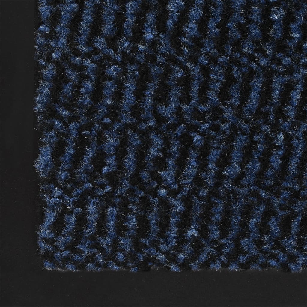 vidaXL Изтривалка, тъфтинг, 60x180 см, синя