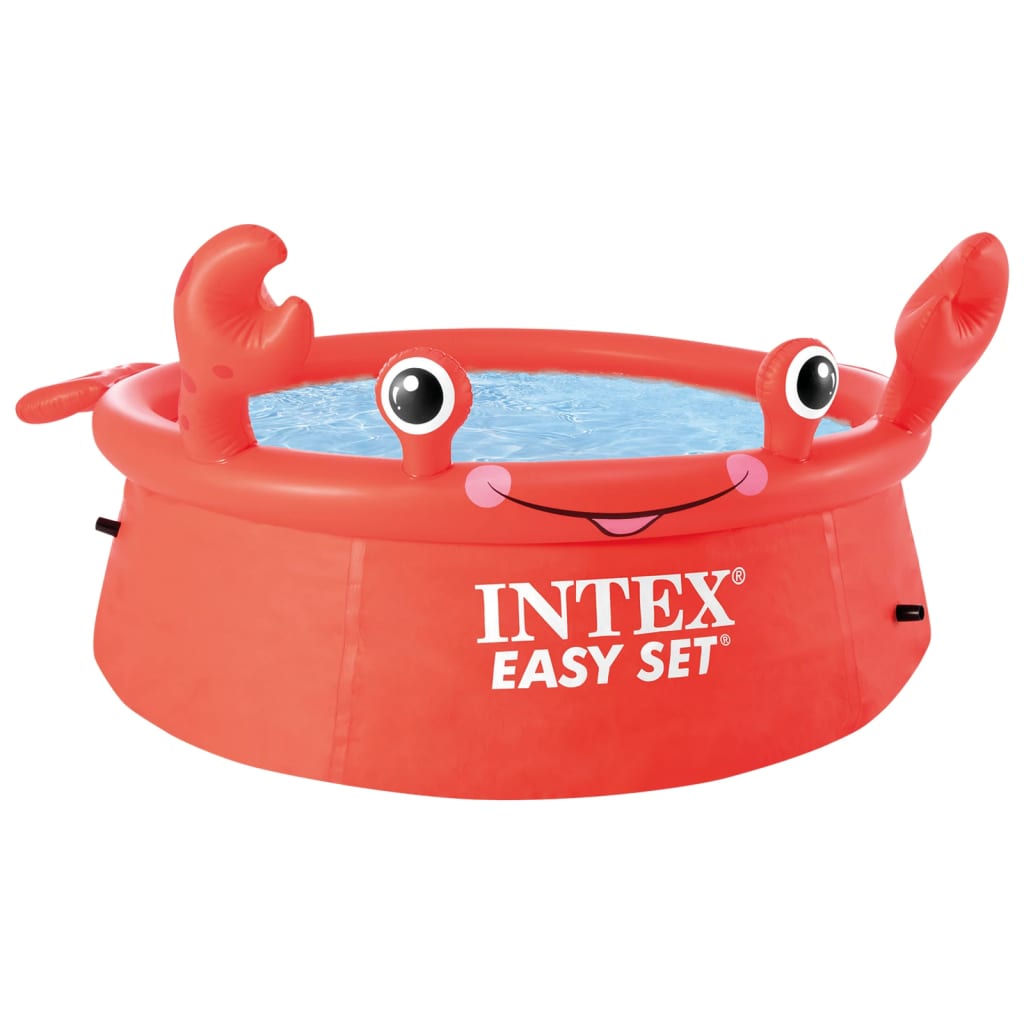 INTEX Надуваем басейн Happy Crab "Easy Set" 183x51 см