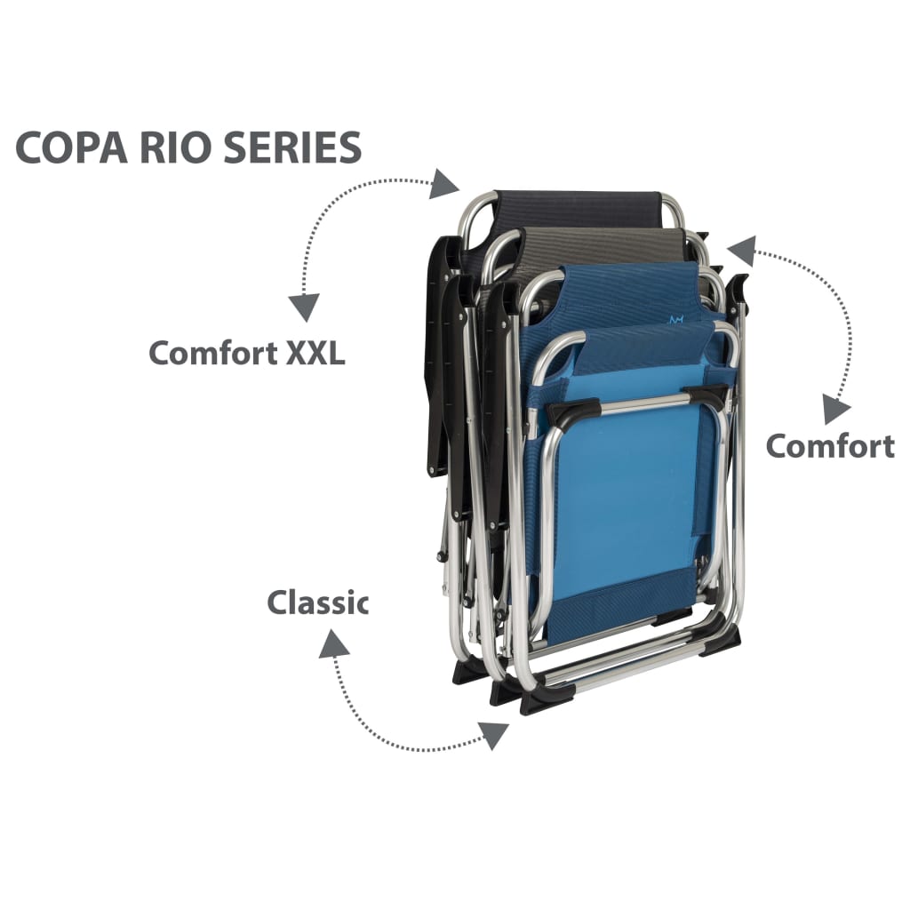 Bo-Camp Сгъваем стол за къмпинг Copa Rio Classic графит