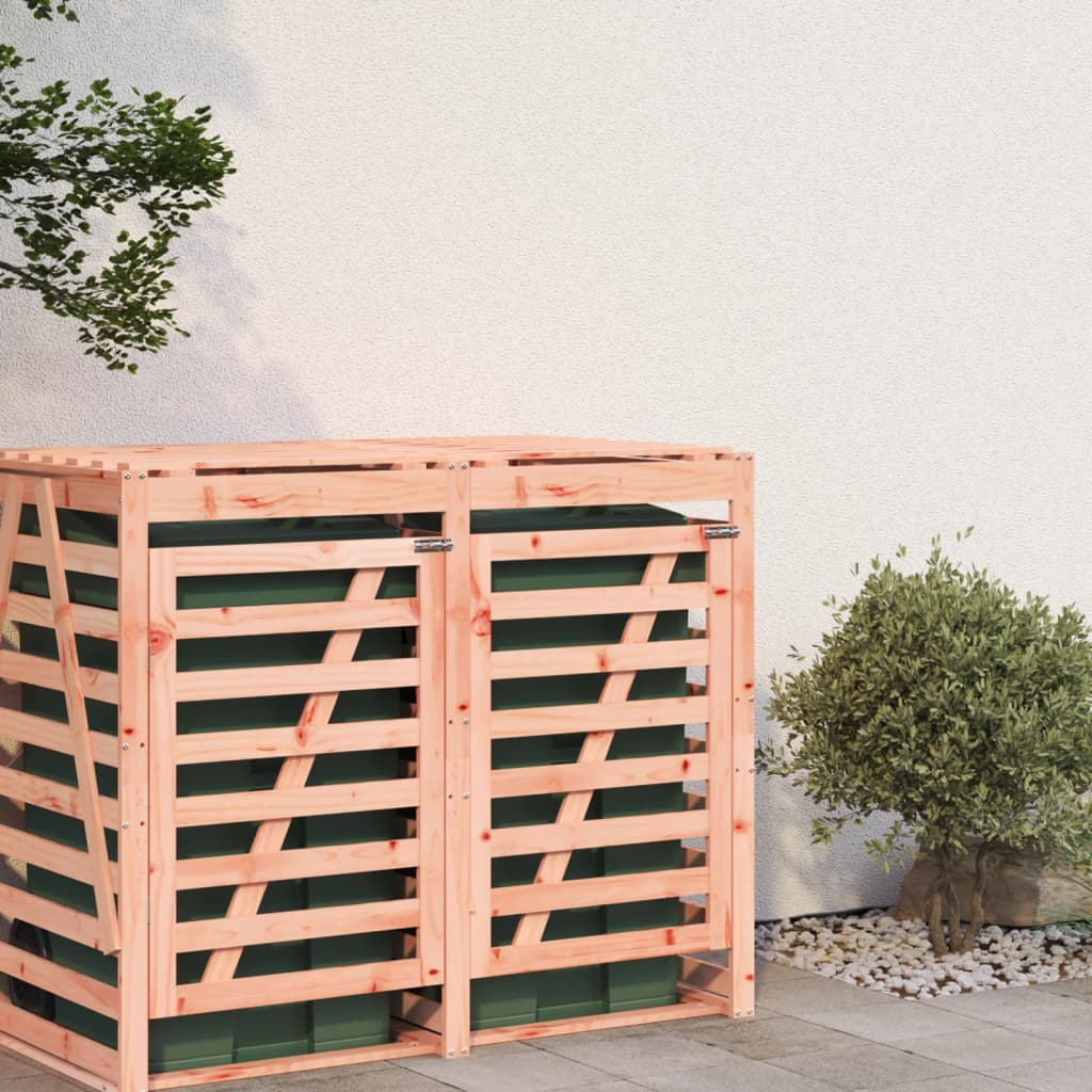 vidaXL Удължение за контейнер за съхранение на кош дугласко дърво