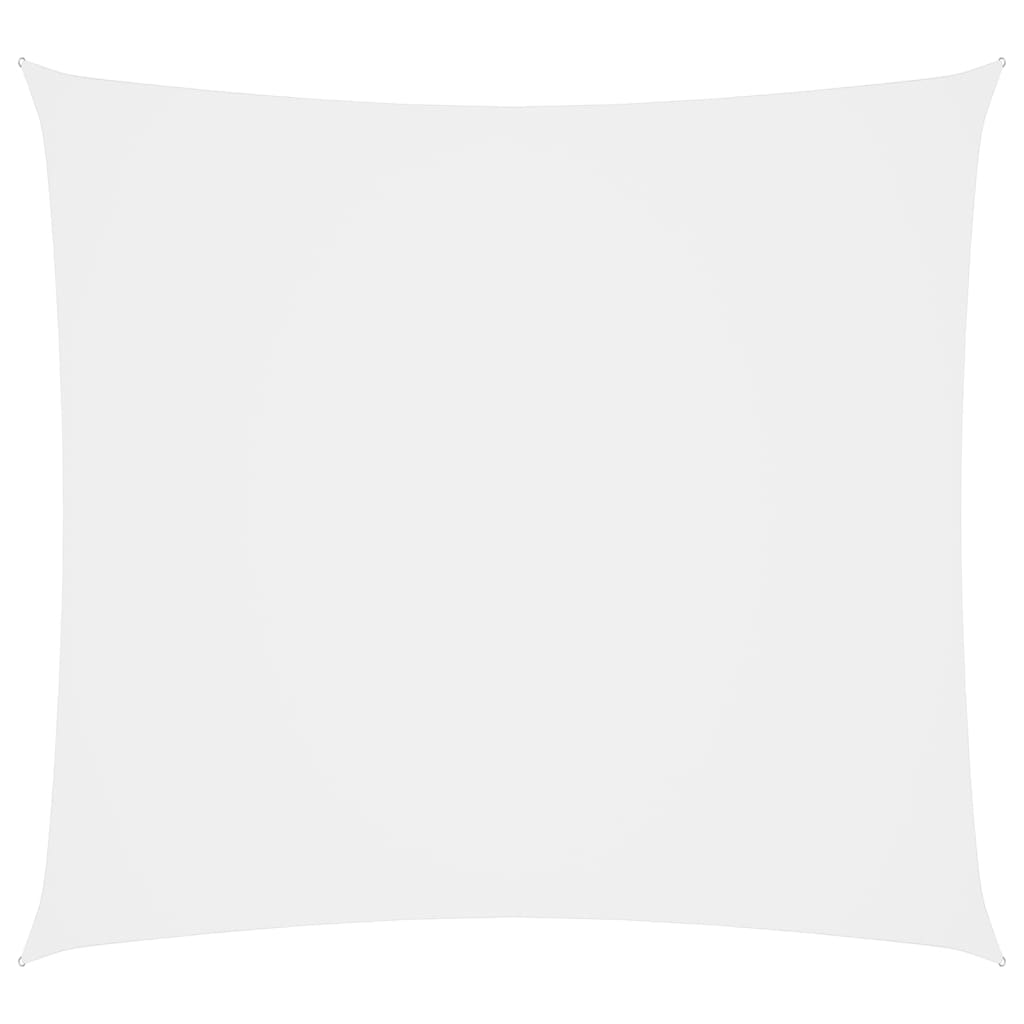 vidaXL Платно-сенник, Оксфорд текстил, квадратно, 2,5x2,5 м, бяло