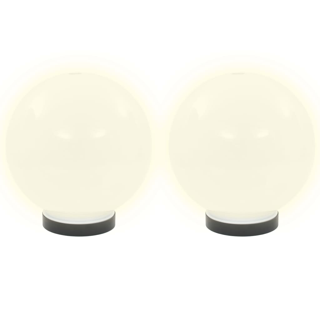 vidaXL Градински сфери за LED лампи, 4 бр, 20 см, PMMA