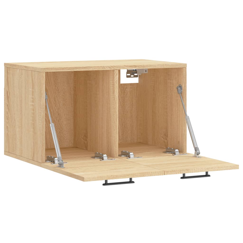 vidaXL Стенен шкаф, дъб сонома, 60x36,5x35 см, инженерно дърво