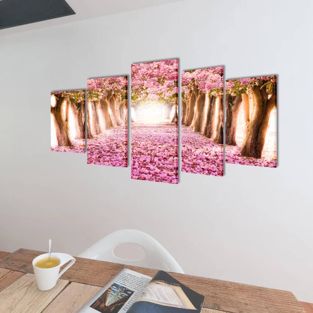 Декоративни панели за стена Черешов цвят, 100 x 50 см