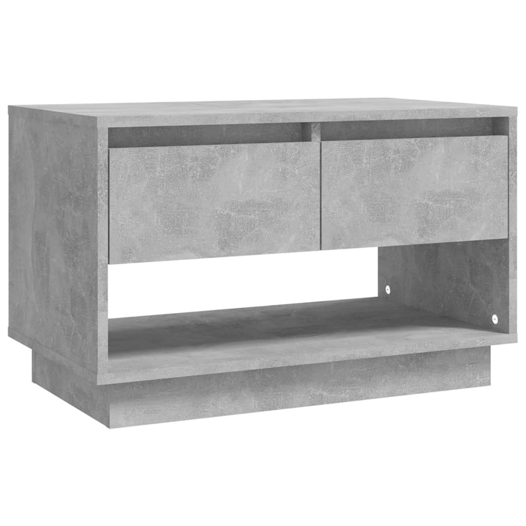 vidaXL ТВ шкаф, бетонно сиво, 70x41x44 см, ПДЧ