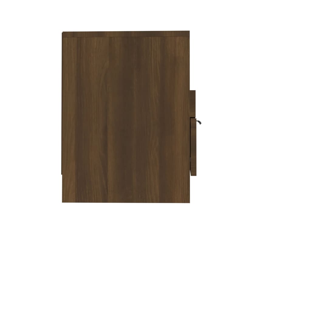vidaXL ТВ шкаф, кафяв дъб, 150x33,5x45 см, инженерно дърво