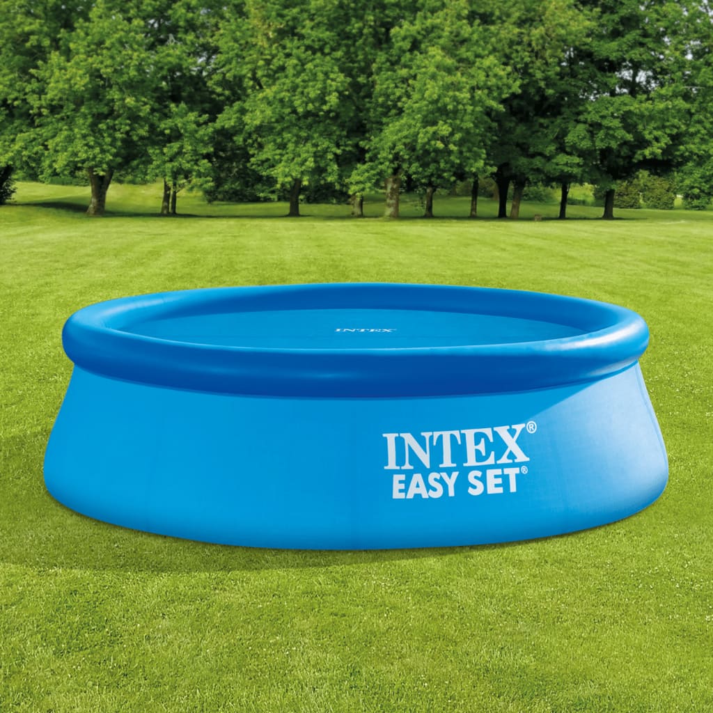 Intex Соларно покривало за басейн, синьо, 206 см, полиетилен