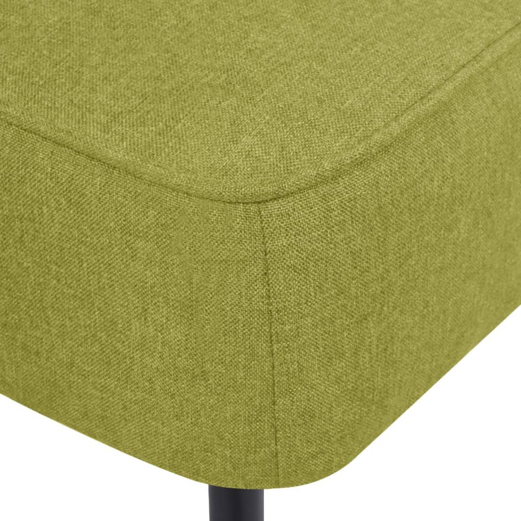 vidaXL Коктейлен стол, зелен, текстил