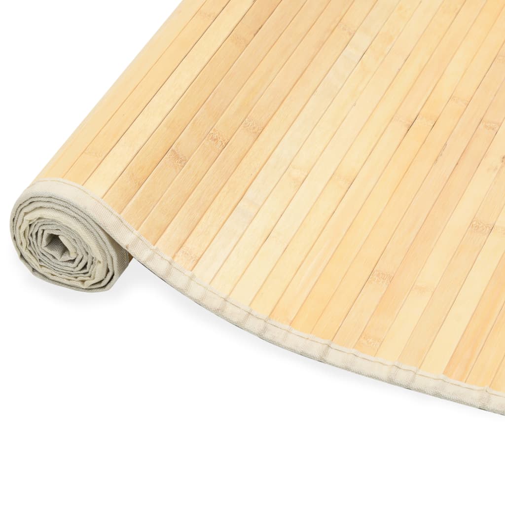 vidaXL Бамбуков килим, 80x300 см, естествен цвят