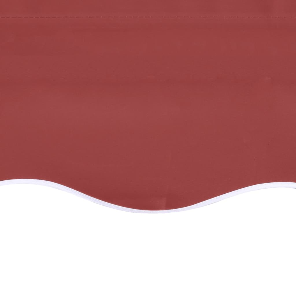 vidaXL Резервно платнище за тенти, бордо червено, 4,5х3 м