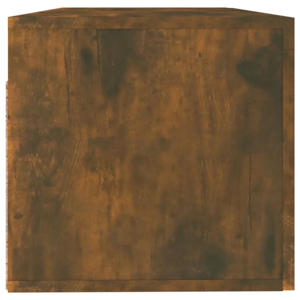 vidaXL Стенен шкаф, опушен дъб, 100x36,5x35 см, инженерно дърво