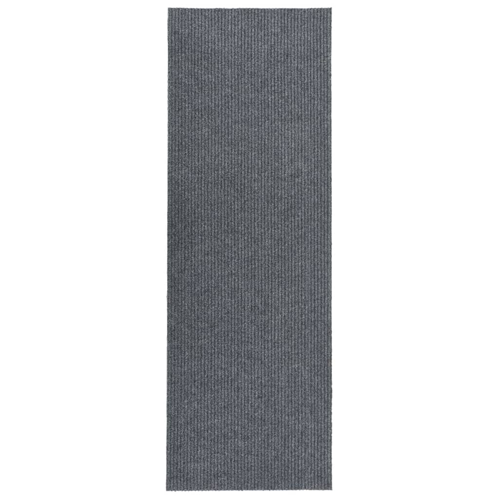 vidaXL Абсорбиращо мръсотията килимче, 100x350 см, сиво