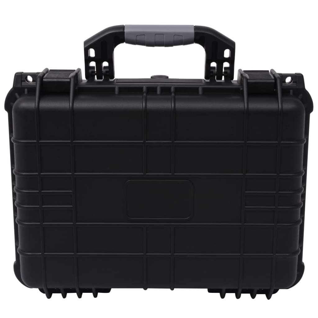 vidaXL Защитен куфар, черен, 40,6 x 33 x 17,4 cм