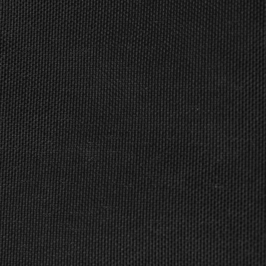 vidaXL Платно-сенник, Оксфорд текстил, квадратно, 6x6 м, черно