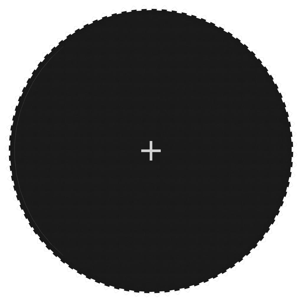 vidaXL Отскачаща повърхност за кръгъл батут 15 Ft/4,57 м черен текстил