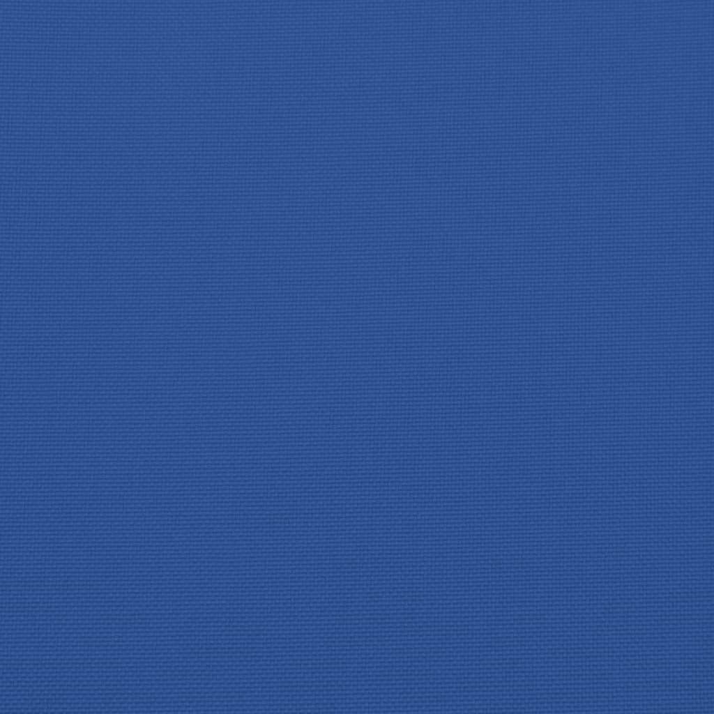 vidaXL Възглавница за пейка кралско синьо 150x50x3 см Оксфорд плат