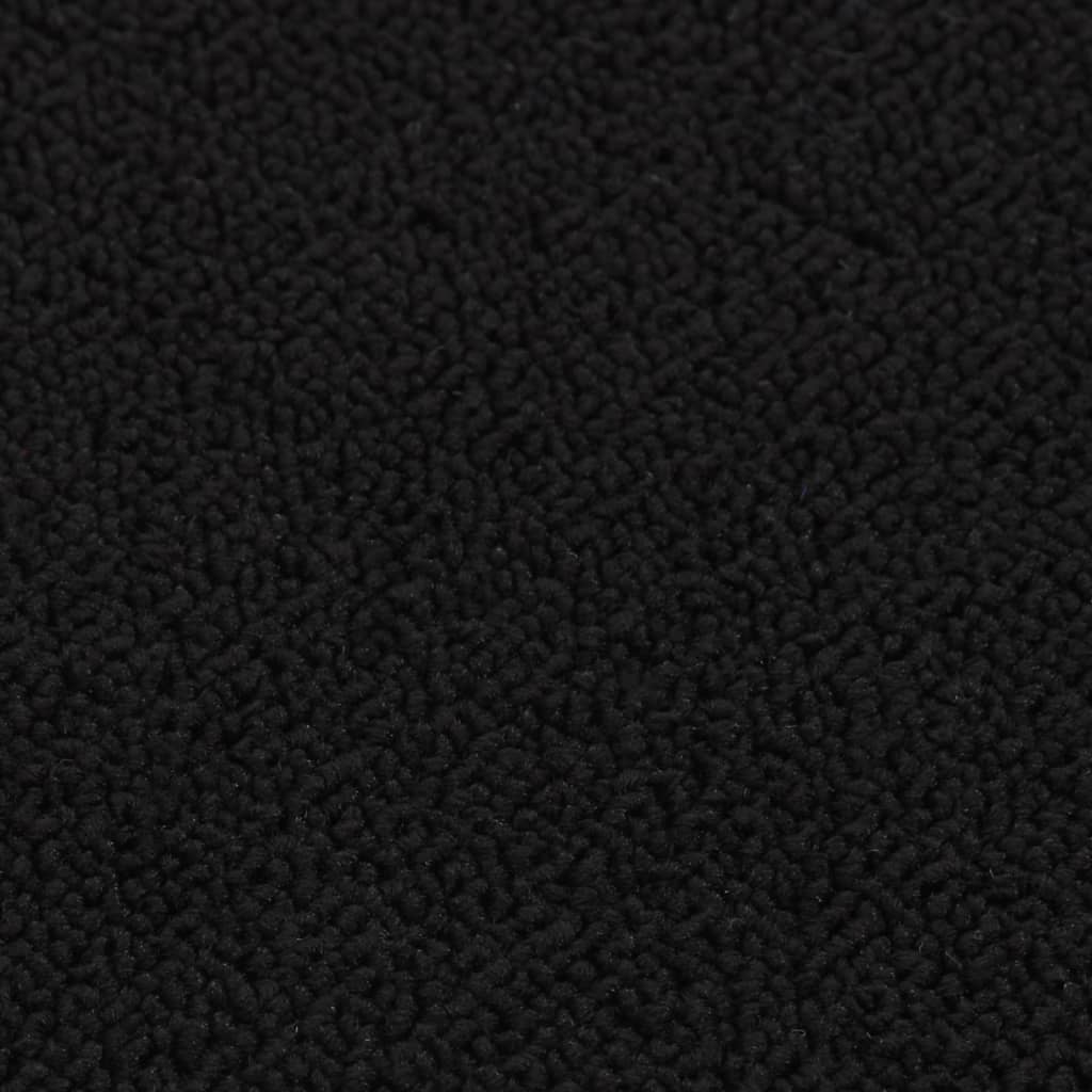 vidaXL Противоплъзгащи стелки за стълби, 15 бр, 60x25 см, черни