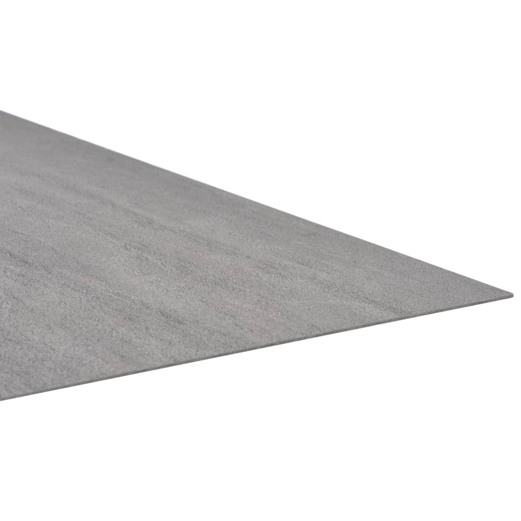 vidaXL Самозалепващи подови дъски 20 бр PVC 1,86 м² пръскано сиво