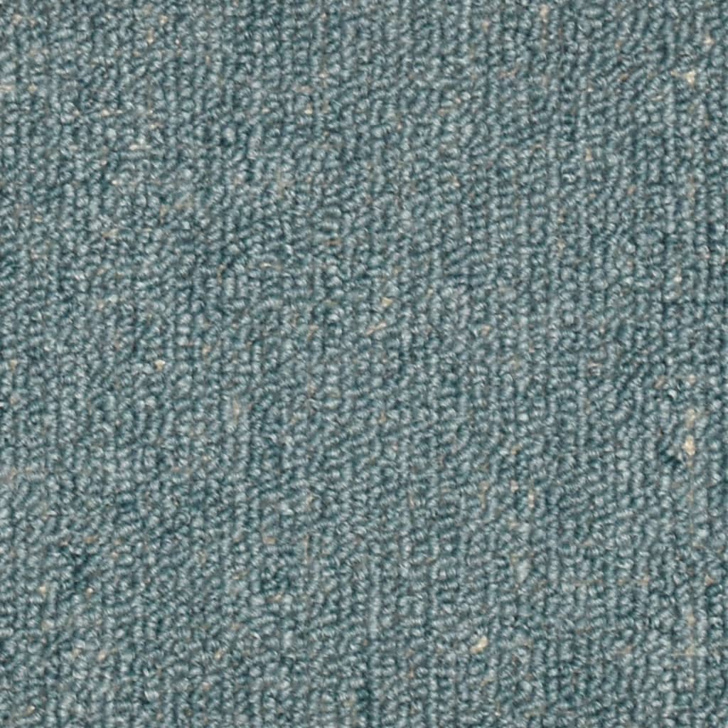 vidaXL Постелки за стъпала, 15 бр, сини, 56x17x3 см