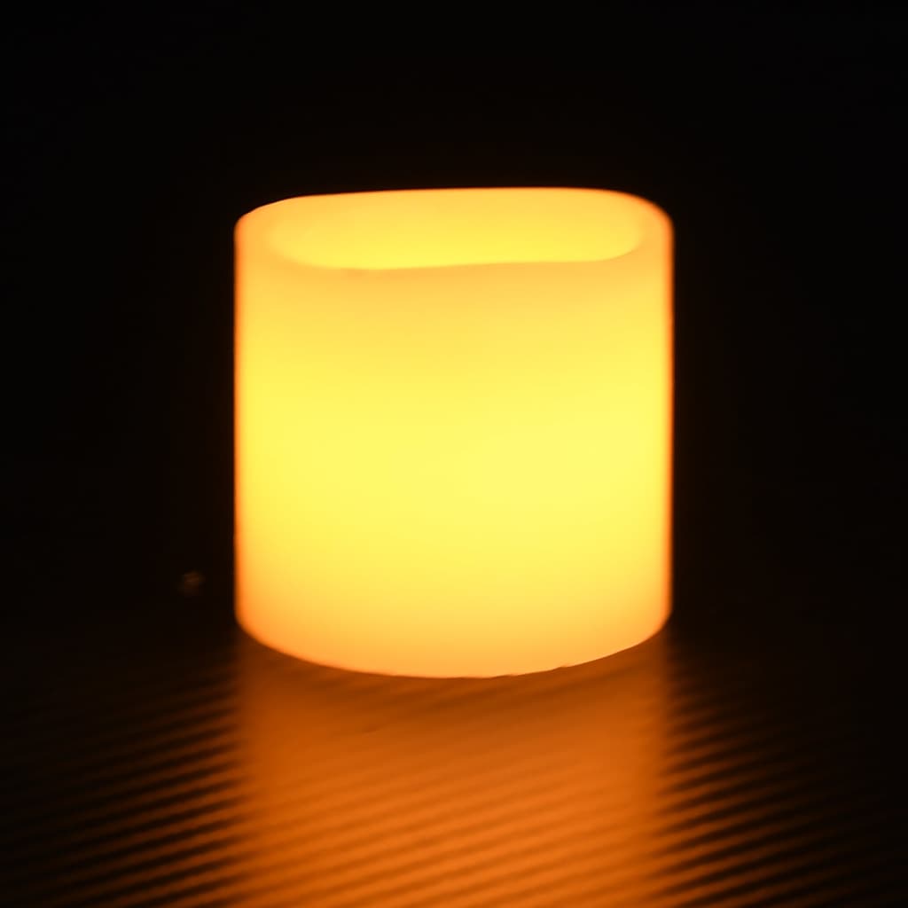 vidaXL Електрически LED свещи, 100 бр, топло бяло